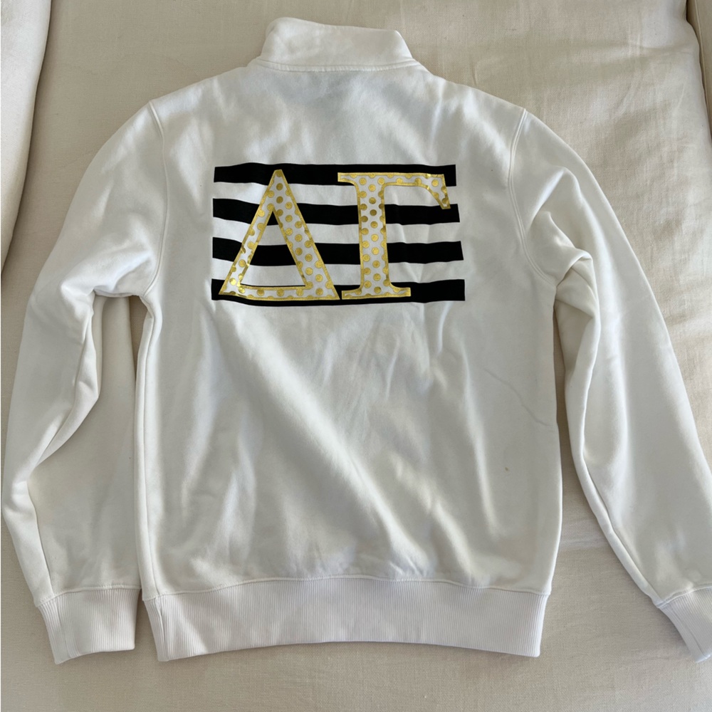 Delta Gamma DG quarter zip swag